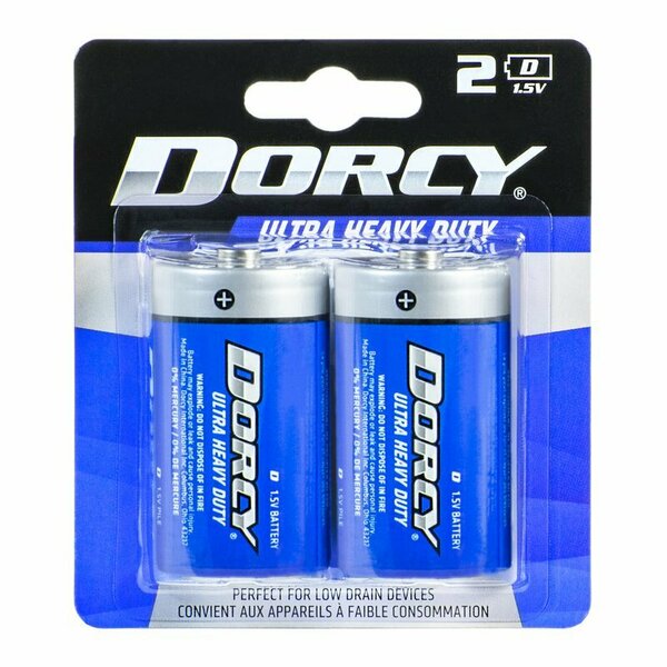 Dorcy Batteries D H/D Mastercell, 2PK 41-1530